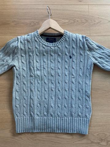 Pull Ralph Lauren gris clair 8 ans beschikbaar voor biedingen