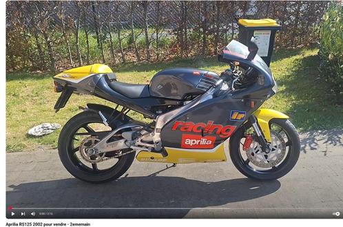 Aprilia RS125 2002, Motoren, Motoren | Aprilia, Particulier, Sport, 12 t/m 35 kW, 1 cilinder, Ophalen