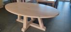 Massief ovale eiken tafel 200x105, Ophalen, Zo goed als nieuw