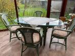veranda tafel en stoelen, Maison & Meubles, Maison & Meubles | Autre, Comme neuf, Enlèvement
