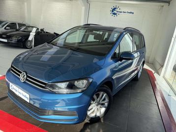 Volkswagen Touran 1,6 TDI CONFORTLINE-DSG7-GPS-GAR 12m, Auto's, Automaat, Stof, Gebruikt, 4 cilinders