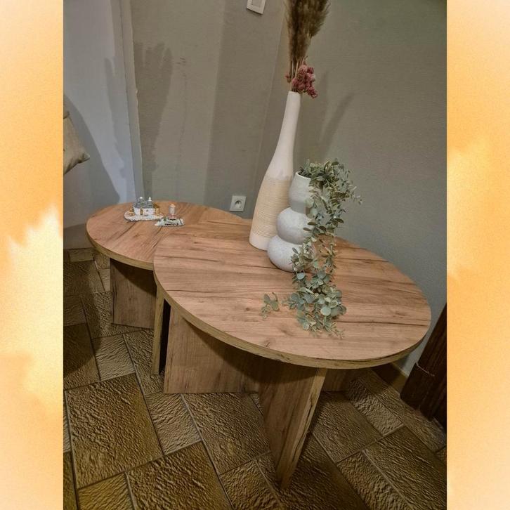 Table basse bois, Huis en Inrichting, Tafels | Salontafels, Zo goed als nieuw, Ophalen
