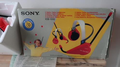 Sony walkie talkies vintage "My first Sony", Telecommunicatie, Portofoons en Walkie-talkies, Gebruikt, Handsfree-functie, Ophalen