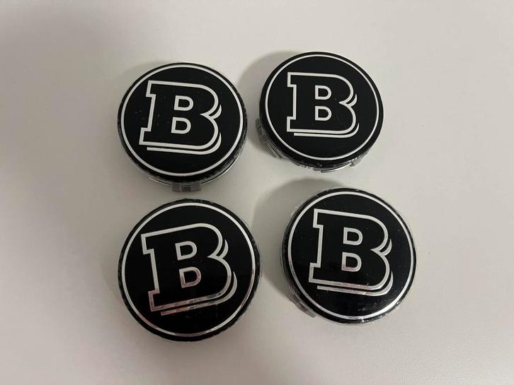 Brabus Mercedes Benz wiel  naafkap wieldop centre cap 75mm, Auto diversen, Wieldoppen, Nieuw, Ophalen of Verzenden