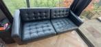 Canapé noir IKEA LANDSKRONA 3 places, Maison & Meubles, Canapés | Salons, 200 à 250 cm, Banc droit, Utilisé, Cuir