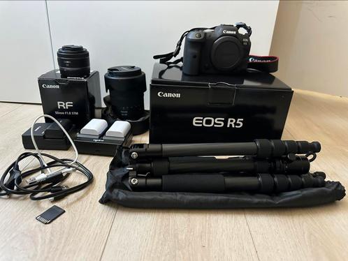 CANON EOS R5 + LENZEN + ACCESSOIRES, Audio, Tv en Foto, Fotocamera's Digitaal, Canon, Ophalen
