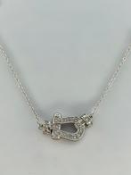 Collier fer à cheval incrusté zirconium, Enlèvement ou Envoi, Neuf, Argent, Argent