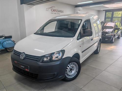 VW Caddy 1.6 TDI 89.000KM AIRCO, Auto's, Bestelwagens en Lichte vracht, Bedrijf, Diesel, Automaat, Wit, Stof, Ophalen