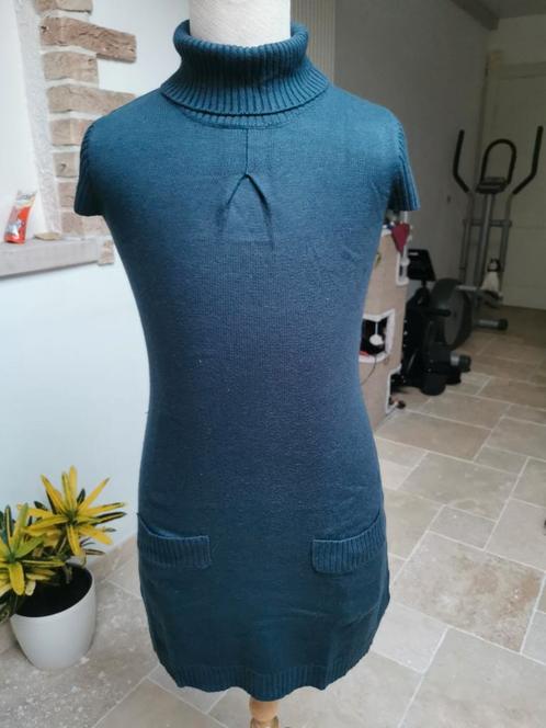 Mooi petroleum blauw winter kleedje van Melvin, Kleding | Dames, Jurken, Maat 36 (S), Blauw, Ophalen of Verzenden