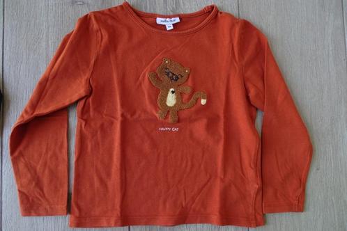 Roestkleurige longsleeve JBC Milla Star maat 110, Kinderen en Baby's, Kinderkleding | Maat 110, Gebruikt, Meisje, Shirt of Longsleeve