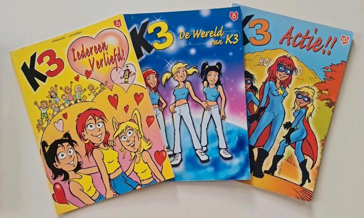 Strips K3 /studio 100 ( 3 stuks ), Hobby & Loisirs créatifs, Articles de fête, Comme neuf, Enlèvement ou Envoi