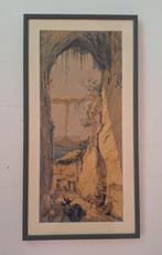 Aquarell Italië Vesuvius Pompeï, Ophalen of Verzenden