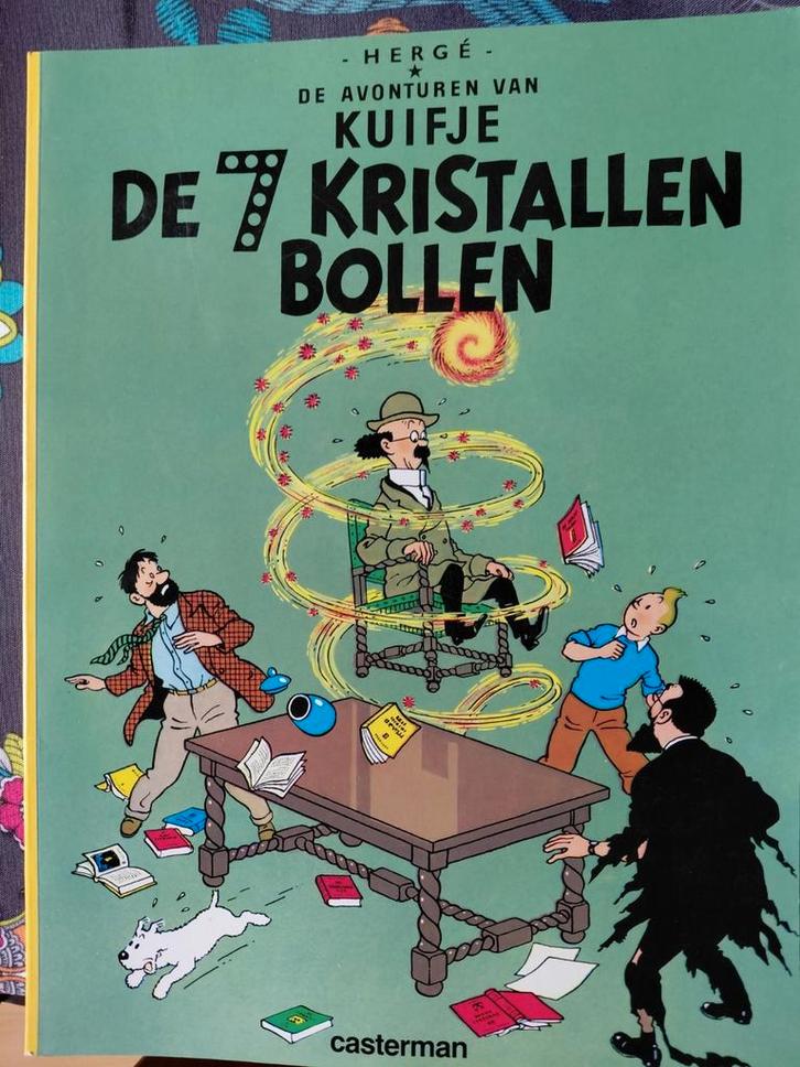 Hergé - De 7 kristallen bollen, Boeken, Stripverhalen, Zo goed als nieuw, Ophalen of Verzenden