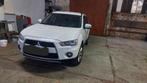 Mitsubishi outlander 7place 4wd, Auto's, Mitsubishi, USB, Zwart, Leder, Vierwielaandrijving