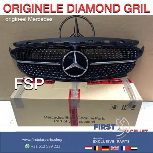 W205 FACELIFT DIAMOND GRIL origineel Mercedes C Klasse 2018-, Auto-onderdelen, Overige Auto-onderdelen, Mercedes-Benz, Gebruikt