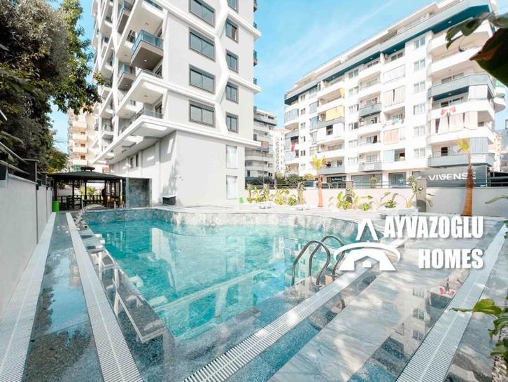 1+1 appartement in Mahmutlar, op 400 meter van de zee, Immo, Buitenland, Turkije, Appartement, Stad