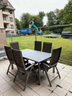 Tuinmeubelen tafel en stoelen, Tuin en Terras, Ophalen, Zo goed als nieuw