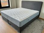 IKEA ESPEVÄR lit à sommier tapissé 180x200 cm Prix neuf 979€, Ophalen, Grijs, Tweepersoons, Zo goed als nieuw
