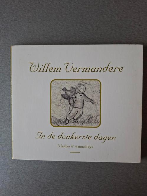 Cd. Willem Vermandere.  In de donkerste dagen. Digipack., Cd's en Dvd's, Cd's | Nederlandstalig, Zo goed als nieuw, Ophalen of Verzenden