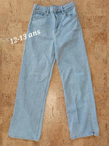 Jeans large 12-13 ans