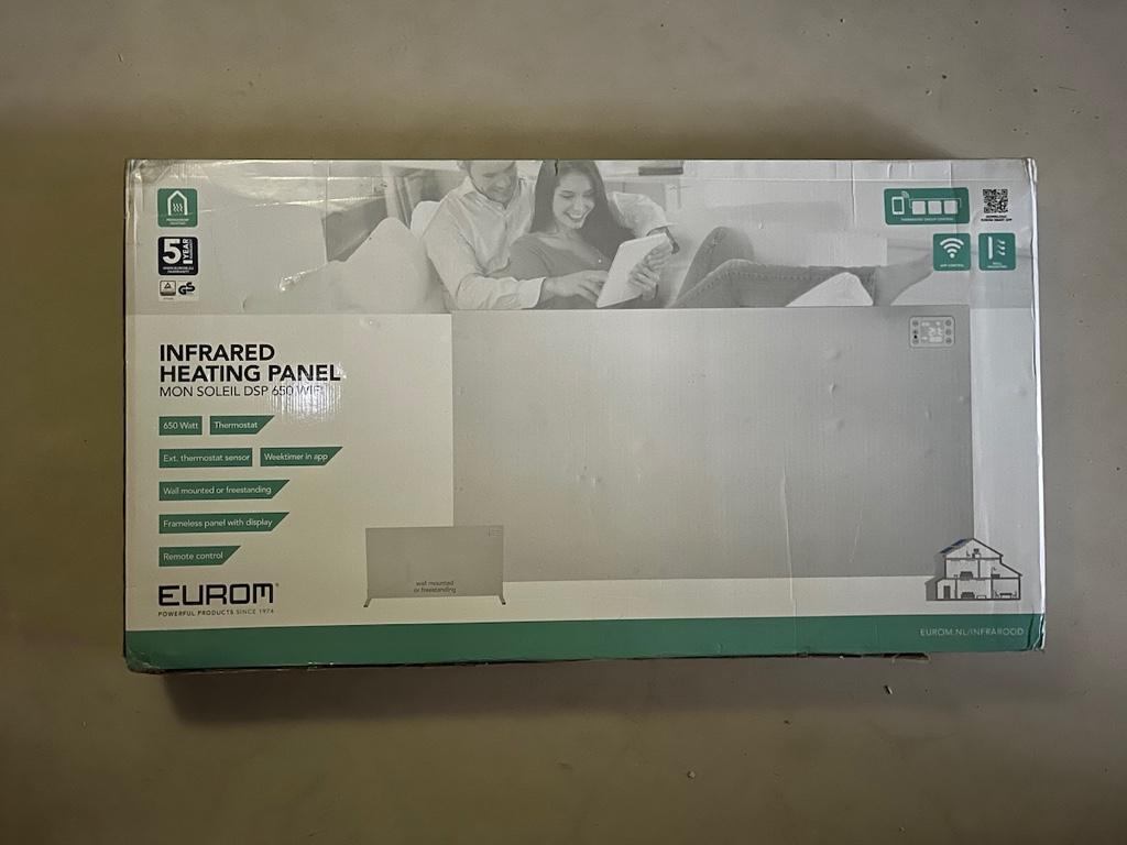 EUROM Mon Soleil DSP 650 WiFi infrarood verwarming, Doe-het-zelf en Bouw, Verwarming en Radiatoren, Nieuw, Overige typen, 30 tot 80 cm