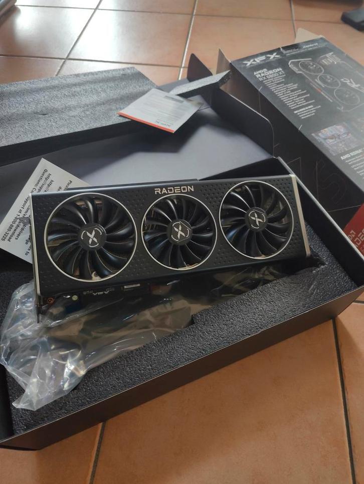 Carte graphique XFX Radeon RX 6800 XT MERC 319 – 16 comme, Computers en Software, Videokaarten, AMD, GDDR6, Ophalen of Verzenden