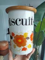60s 70s vintage Crown Devon keramiek biscuits pot, Ophalen of Verzenden, Huis en Inrichting