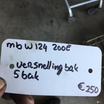 Mercedes W124 200E  Versnellingsbak beschikbaar voor biedingen