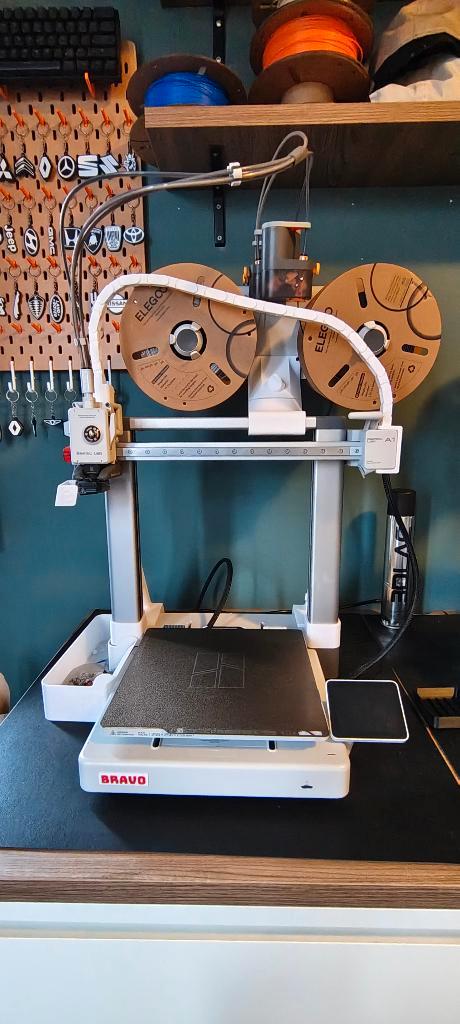 Bambu Lab A1 Combo (met AMS lite) - Slechts 511 uur!, Computers en Software, 3D Printers, Zo goed als nieuw, Ingebouwde Wi-Fi