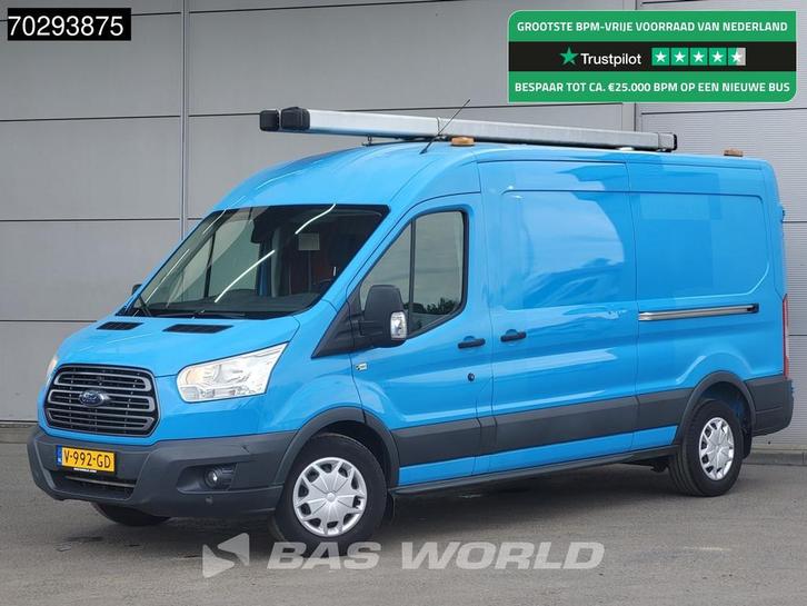Ford Transit 130pk L3H2 Trekhaak Airco Cruise Camera Parkeer, Auto's, Bestelwagens en Lichte vracht, Bedrijf, Te koop, Achteruitrijcamera