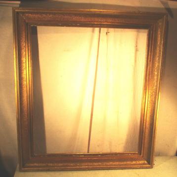 Beau cadre en bois doré antique - 86x76/70x60, Enlèvement ou Envoi, Comme neuf, Bois