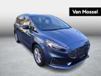 Ford S-Max Hybride Automaat Titanium - Carplay - 7 Plaatsen, Auto's, Gebruikt, 4 cilinders, 7 zetels, Bedrijf