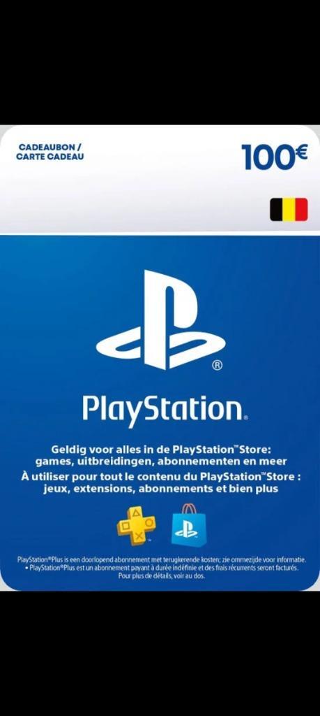 Playstation store card waarde van 100 euro, Tickets en Kaartjes, Kortingen en Cadeaubonnen