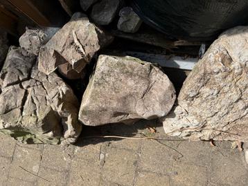 Groot lot sierstenen voor tuin - vijver beschikbaar voor biedingen