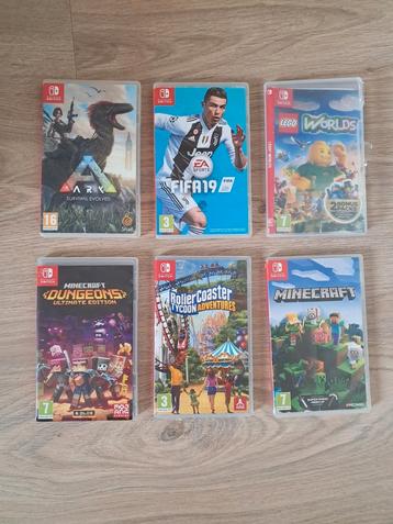 6 Nintendo Games allemaal samen 50€ of 15€ per stuk beschikbaar voor biedingen