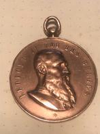 Leopold II-medaille 1902 COURCELLES, Ophalen of Verzenden, Brons