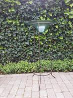 Statief met glazen schotel, Tuin en Terras, Tuinvazen, Ophalen, Gebruikt