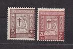 België 1926 Tuberculozebestrijding 2 variëteiten **, Postzegels en Munten, Postzegels | Europa | België, Verzenden, Postfris, Postfris