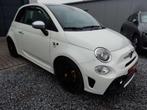 Abarth 595 Turismo 1.4 i 163 pk ! 22000km ! 18" velg +sportu, Auto's, 4 zetels, Gebruikt, Alcantara, Wit