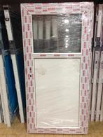 Witte PVC-deur met handgreep met dubbele beglazing, Ophalen, Nieuw