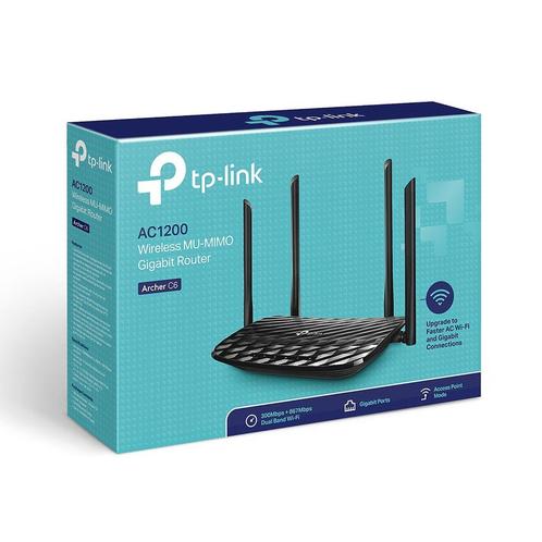TP-Link Archer C6 Routeur Wifi Bi-Bande (2,4 GHz/5 GHz) Neuf, Computers en Software, Routers en Modems, Nieuw, Router, Ophalen