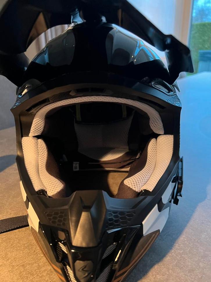 Scorpion motor helm NIET GEDRAGEN, Fietsen en Brommers, Brommerhelmen, Nieuw, Small, Ophalen