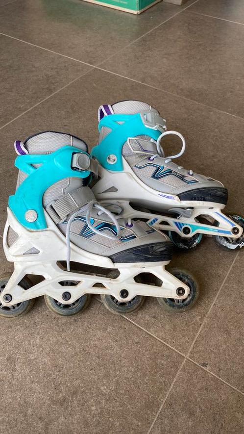 Skeeler maat 35-38, Sport en Fitness, Skeelers, Gebruikt, Inline skates 4 wielen, Overige merken, Kinderen, Verstelbaar, Ophalen