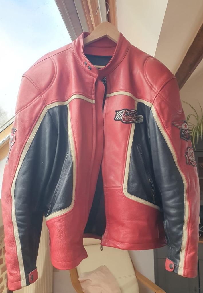 SPIDI RACE DRAGON RACE LONG DISTANCE leren motorjas, Motoren, Kleding | Motorkleding, Jas | leer, Heren, Tweedehands, Ophalen of Verzenden