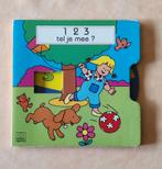 1 2 3 tel je mee kinderboekje, cijfers kan je verschuiven., Kinderen en Baby's, Speelgoed | Kinderpuzzels, Ophalen, Nieuw