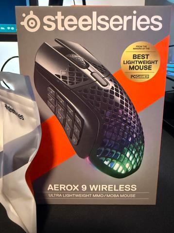 Souris Aerox 9 Wireless SteelSeries, Informatique & Logiciels, Neuf, Souris, SteelSeries, Enlèvement