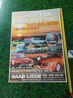 Affiche réunion européenne Saab 2007, Comme neuf, Enlèvement ou Envoi