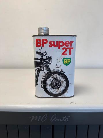 Bidon d'huile BP Super 2T, Enlèvement ou Envoi, Utilisé, Emballage