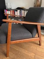 Chaise Ikea Style Scandinave, Gris, Comme neuf, Enlèvement, Scandinave