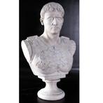 Augustus Caesar Bust 87 cm - caesar beeld, Nieuw, Ophalen of Verzenden